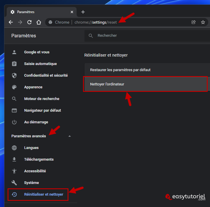 booster chrome 14 nettoyer ordinateur