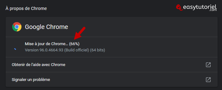 booster chrome 9 mise a jour de chrome