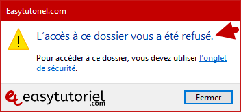 proteger dossier fichier windows 10 5