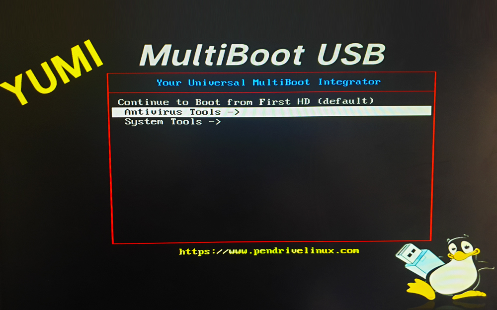 yumi usb multiboot easy tutorial free bootable drive disk iso image system linux ubuntu antivirus tools