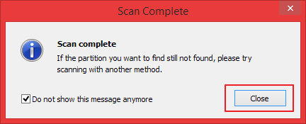 Scan complete