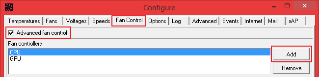 speedfan fan control