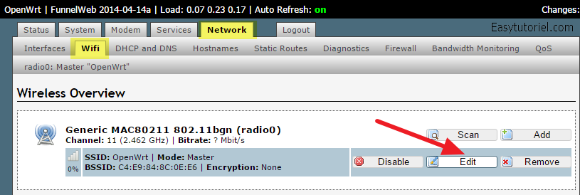 16 openwrt routeur administration