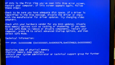 ecran bleu erreur windows bsod solution