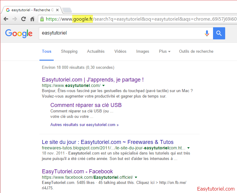 google chrome google.fr recherche 5