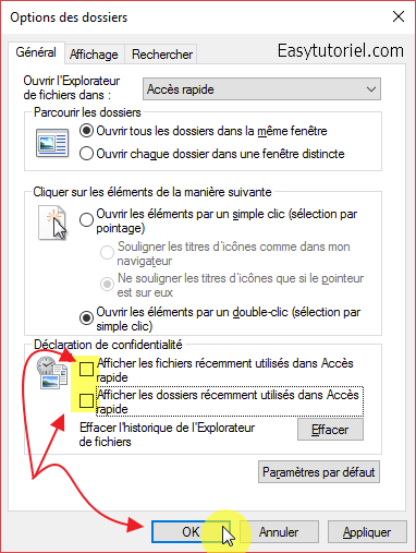 03 acces rapide windows 10