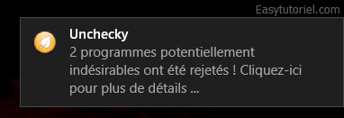 05 unchecky programmes indesirables rejetes