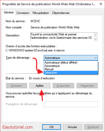 06 service de publication world wide web w3svc