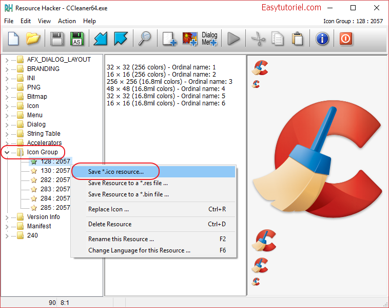10 resource hacker recupere icone