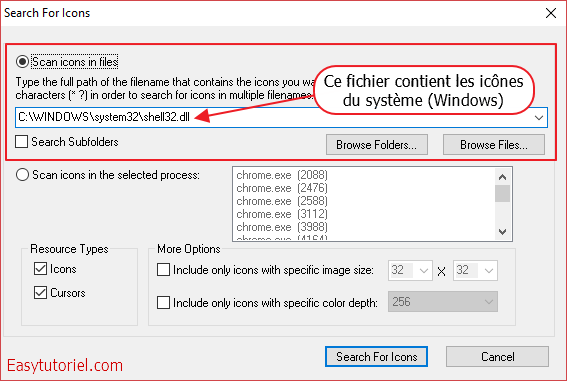 2 iconsext extraire icones windows