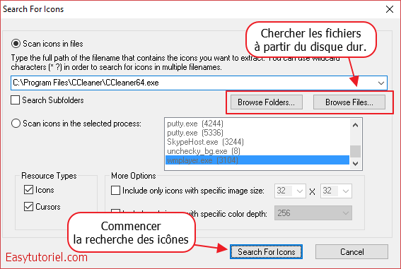 5 iconsext extraire icones windows