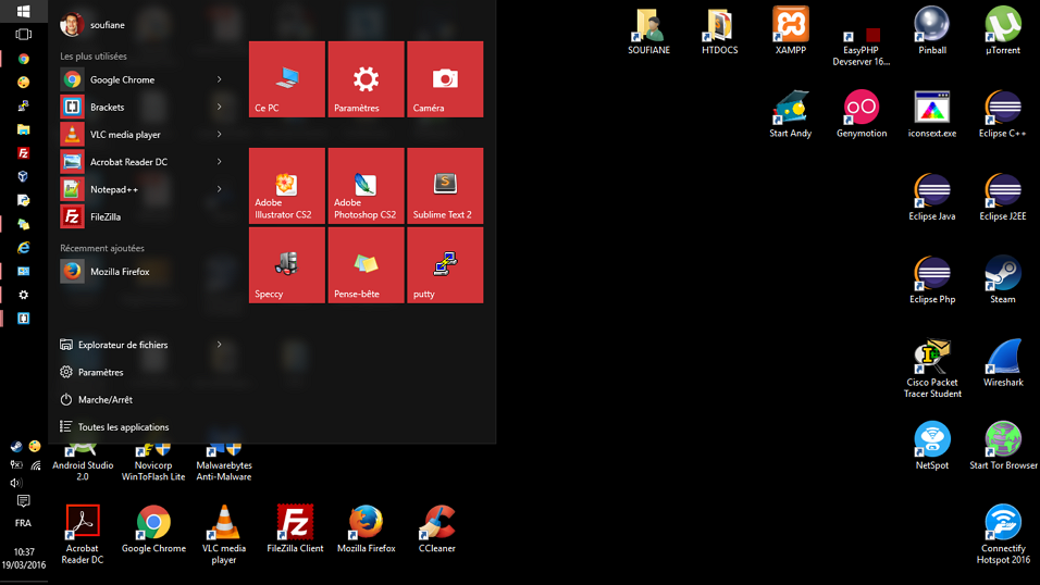 9 couleur bureau noir windows 10