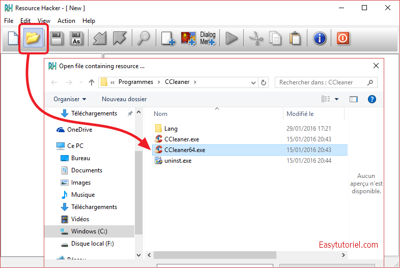 9 resource hacker recupere icone