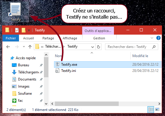 decompresser textify
