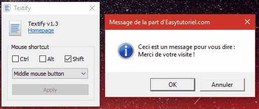 test textify windows 1