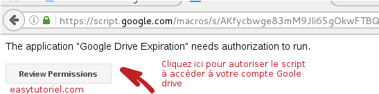 Accéder au script