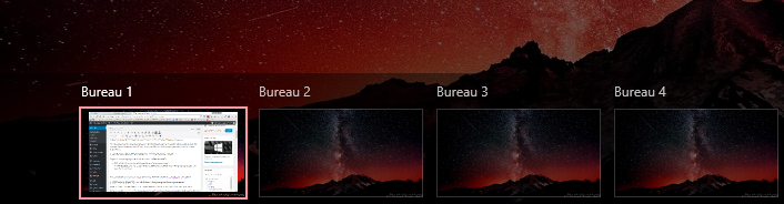 bureaux windows 10