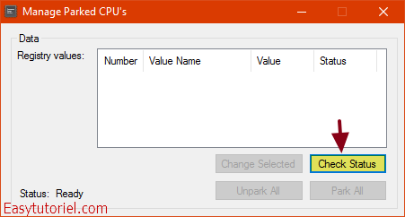 manage parked cpu s