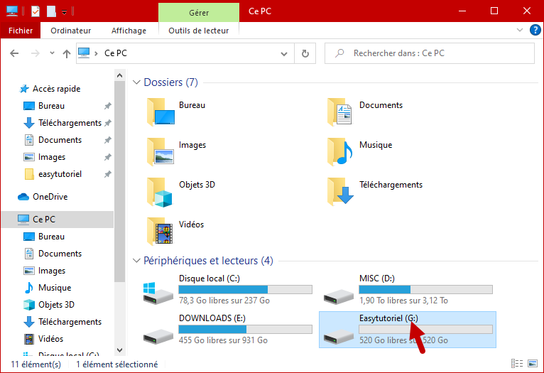 changer lettre disque partition peripherique windows 10 8