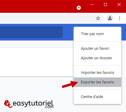 exporter favoris google chrome 3