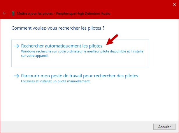 reparer son audio windows 10 10