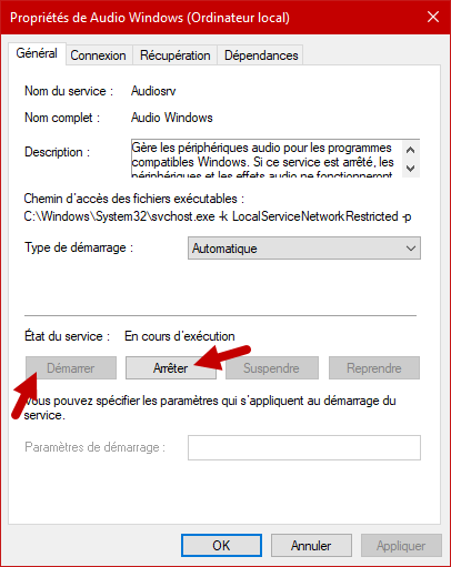 reparer son audio windows 10 14