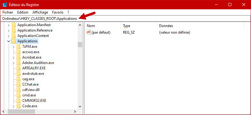 supprimer programme de ouvrir avec windows 10 4
