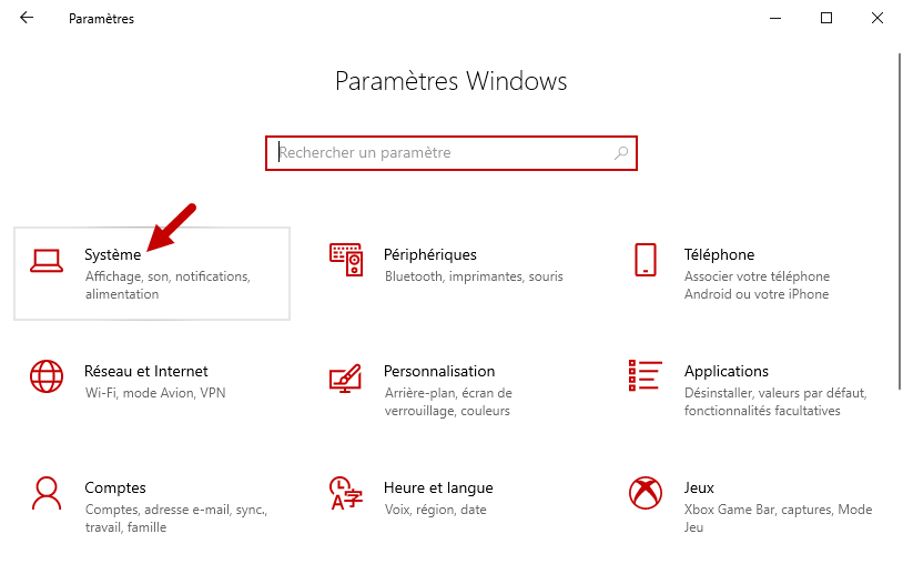creer un point de restauration windows 10 1