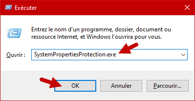 creer un point de restauration windows 10 3