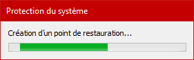 creer un point de restauration windows 10 6