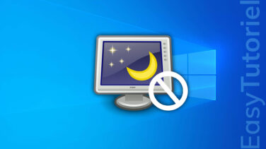 desactiver economiseur d ecran windows 10