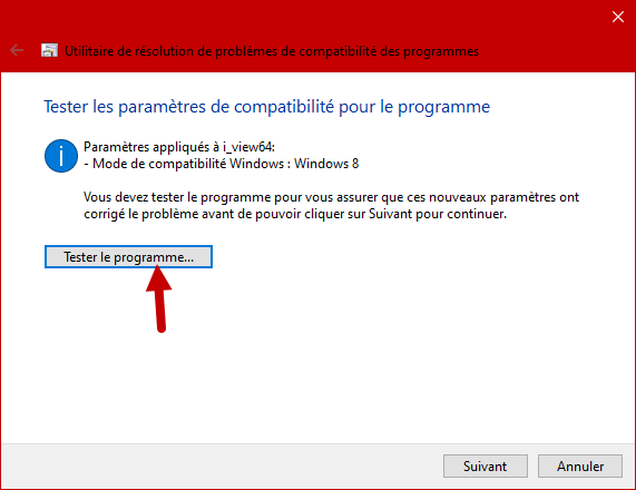 veuillez ouvrir une session avec les privileges du gestionnaire solution 11