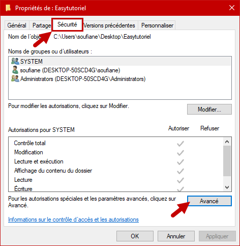 veuillez ouvrir une session avec les privileges du gestionnaire solution 12