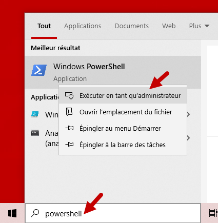 veuillez ouvrir une session avec les privileges du gestionnaire solution 3