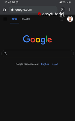 activer mode sombre tous les sites chrome web contenu pages web pc windows 11 10 android 6