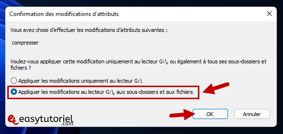 augmenter capacite cle usb gratuitement windows 11 3 appliquer les modifications au lecteur