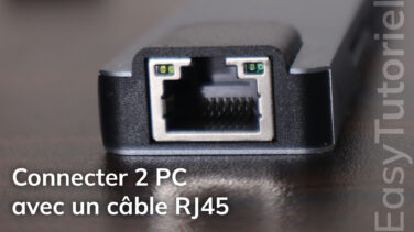 connecter 2 ordinateurs cable reseau RJ45 sans routeur