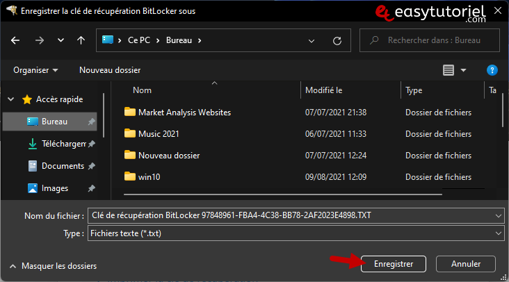 crypter cle usb disque dur windows 11 bitlocker 5 enregistrer cle de recuperation bitlocker