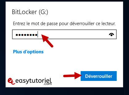 crypter cle usb disque dur windows 11 bitlocker 9 entrez le mot de passe pour deverrouiller