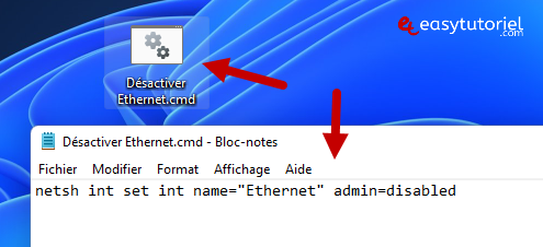 desactiver activer carte reseau windows 11 8 cmd