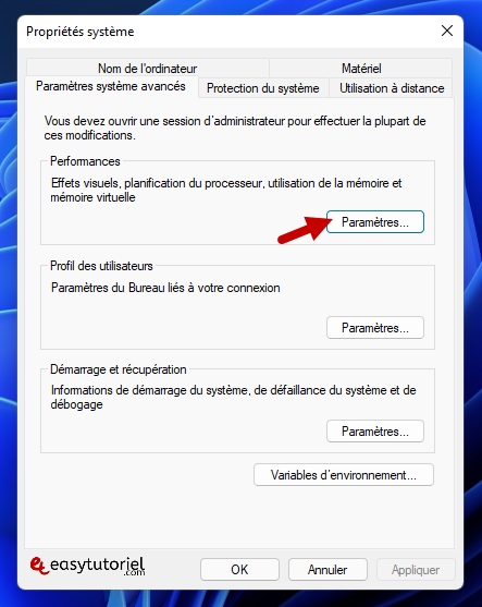 disque usage 100 gestionnaire des taches 8 parametres performance
