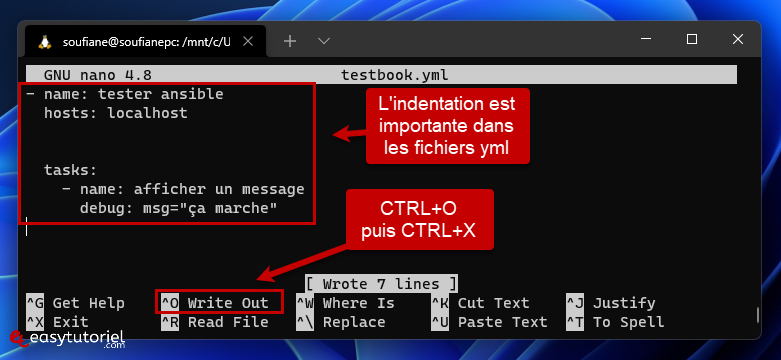 installer ansible windows 11 wsl ubuntu yml 4 indentation yml book