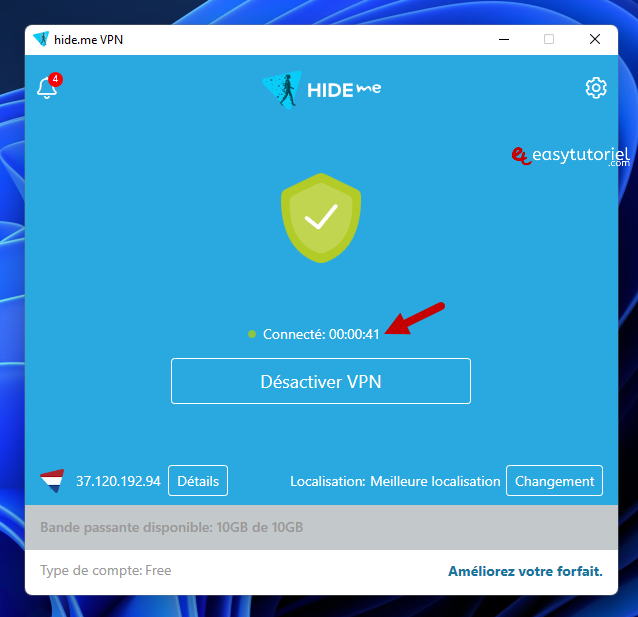 meilleurs vpn gratuits windows 11 10 7 hideme connecte