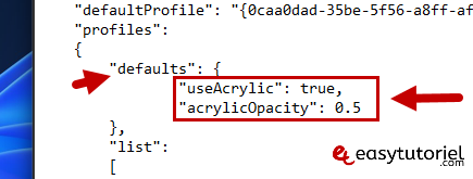 ouvrir cmd invite commandes en tant qu administrateur windows 11 6 settings json