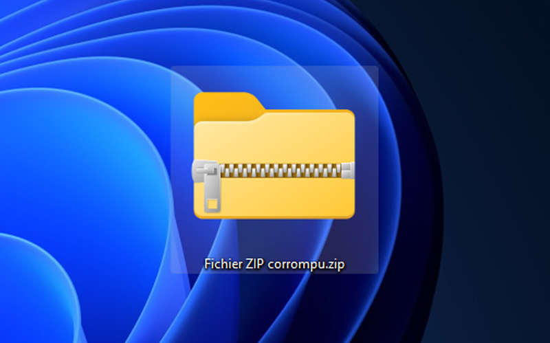 reparer fichier zip windows 11 ziprepar corrompu corrupt corruption