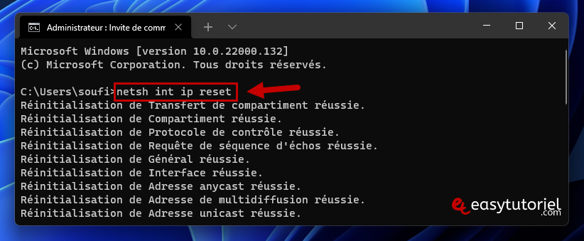 reparer le serveur dns ne repond pas dns windows 11 solution 10 net ip winsock reset