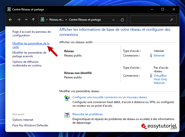 reparer le serveur dns ne repond pas dns windows 11 solution 4 modifier les parametres de la carte