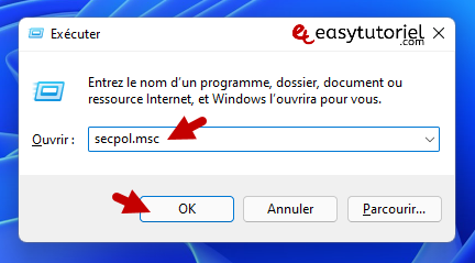 secpol msc executer windows 11