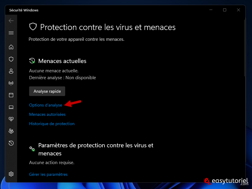 supprimer tous les virus windows 11 nettoyer systeme adware spyware trojan 3 options analyse