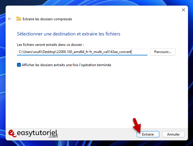 telecharger ISO windows 11 windows 10 UUP dump officiel microsoft 7 extraire tout